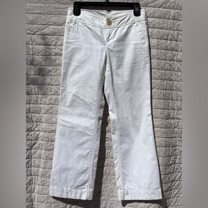 Banana Republic Wide Leg cuffed pants. Size 0P. Low rise.